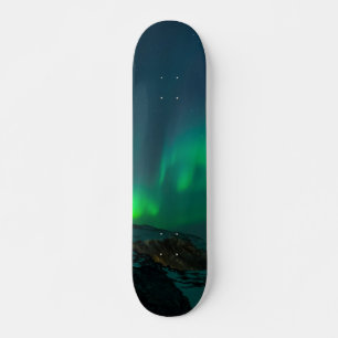 Skate Aurora Borealis Norther Alaska Sky Green Sk