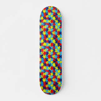 Skate Autismo Quebra-cabeça de consciência por Shirley T