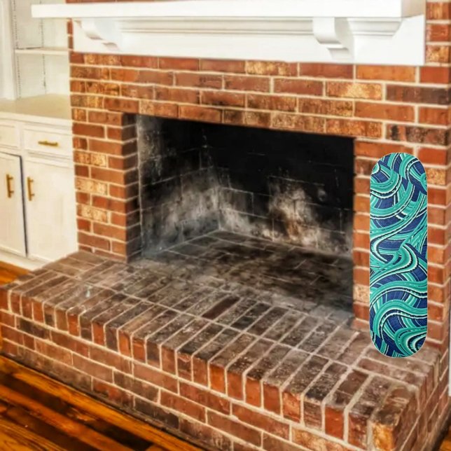 Skate Autoestradas (The colorful, Abstract graphics on this skateboard, makes skateboarding more fun!)