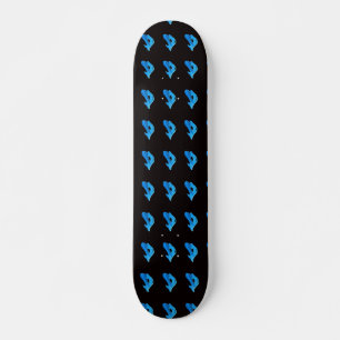 skate azul das sereias