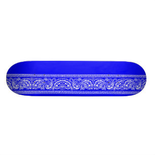 Skate azul de Paisley pro