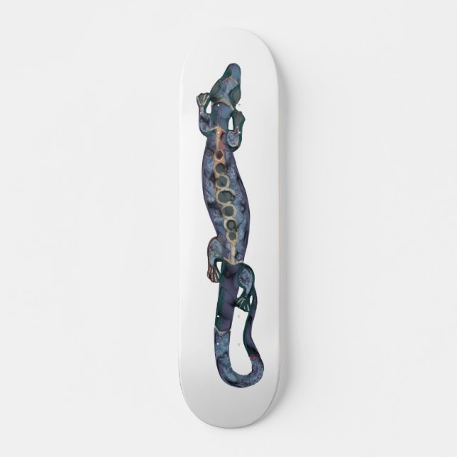 Skate Azul-lagarto-do-balo (Frente)