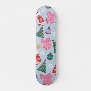 Skate Azul-Natal bonito