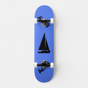 Skate Azul náutico