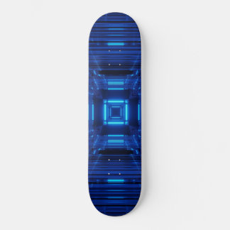 Skate Azul neon