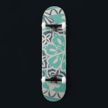 Skate Azulejo Batik Azul I<br><div class="desc">Floral</div>