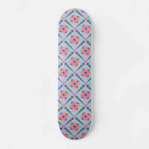 Skate Azulejo colorido decorativo