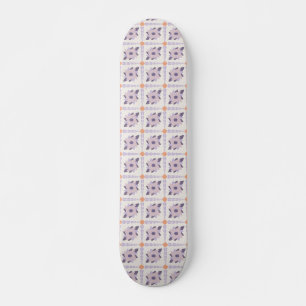 Skate Azulejo colorido Púrpura Pastel Decorativo