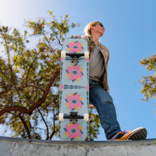 Skate Azulejo decorativo colorido