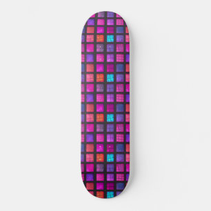 Skate Azulejos de Cerâmica Mosaico Rosa Quebrado Fofo Pa