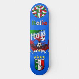 Skate Azzurri azul, bola de painel Italia Calcio Skatebo