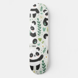 Skate Baby Panda Pattern