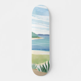 Skate Baía de Grama de Praia | Oceano em Aquarela Costa