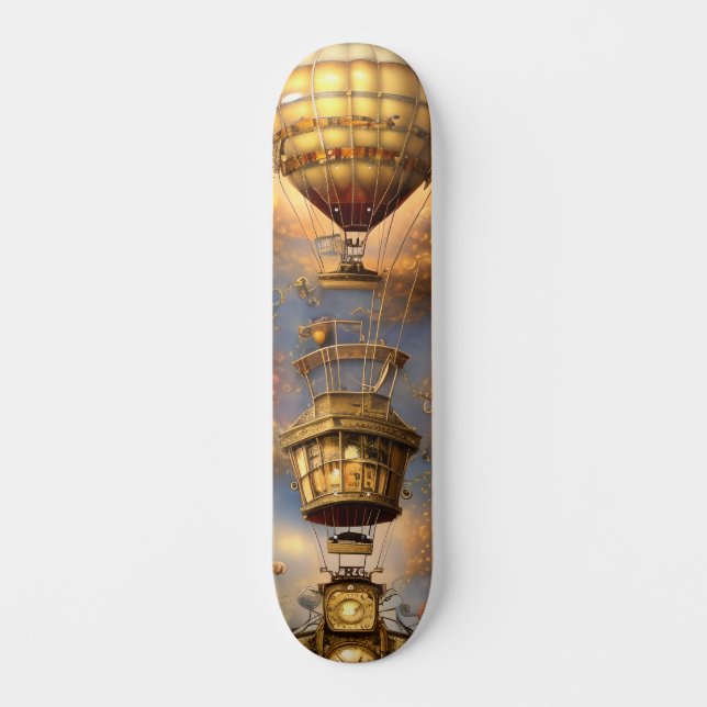 Skate Balão de Ar Quente Steampunk Whimsic (Frente)