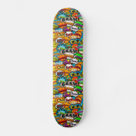 Skate Balões de Falas de Quadrinhos