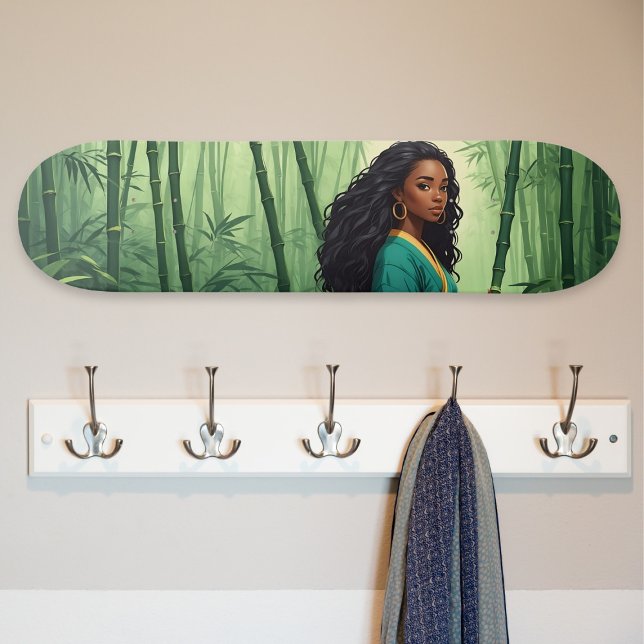 Skate Bamboo Forest with Dark Woman (Criador carregado)