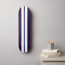 Skate Bandas de corridas vermelho, branco e azul