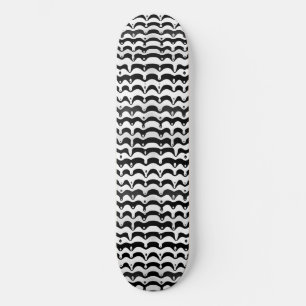 Skate Bandas de Zebra Pretas e Brancas