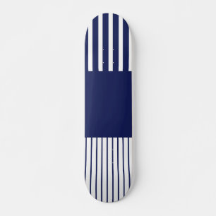 Skate Bandas Pop de cor - Azul e Branco
