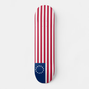 Skate Bandeira Americana Betsy Ross