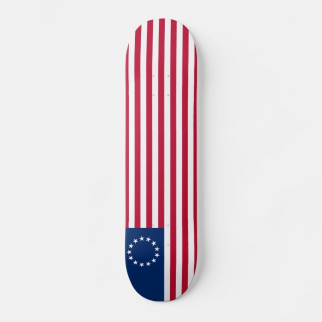 Skate Bandeira Americana Betsy Ross (Frente)