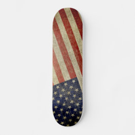 Skate Bandeira Americana em desespero e meteorologia