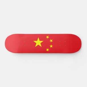 Skate Bandeira Chinesa