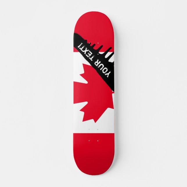 Skate Bandeira clássica de Canadá (Frente)