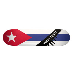 Skate Bandeira clássica de Cuba