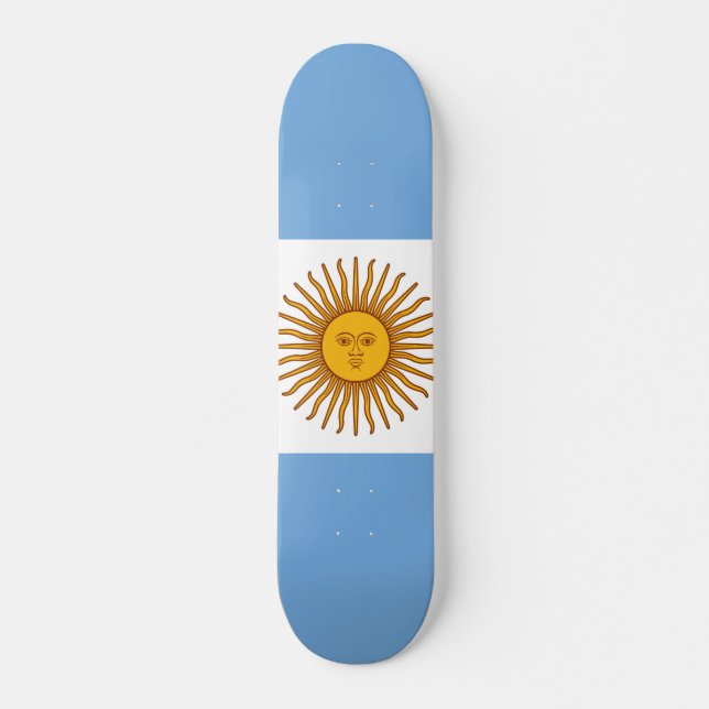 Skate Bandeira da Argentina (Frente)