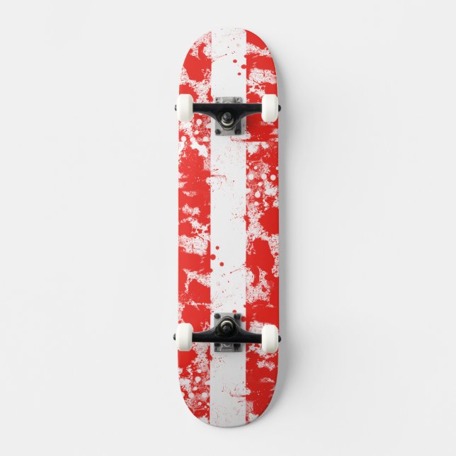 Skate Bandeira da Áustria (Frente)