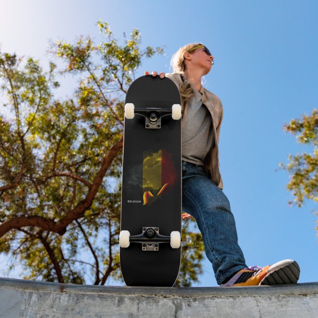 Skate Bandeira da Bélgica (Ao ar livre 1)