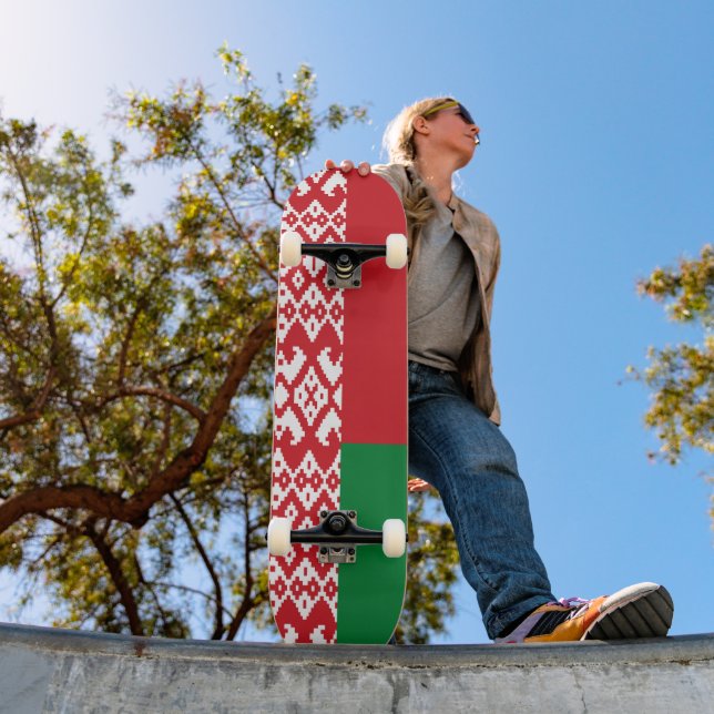 Skate Bandeira da Bielorrússia (Ao ar livre 1)