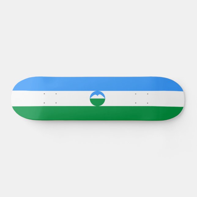 Skate Bandeira da Cabardino-Balcária (Horz)