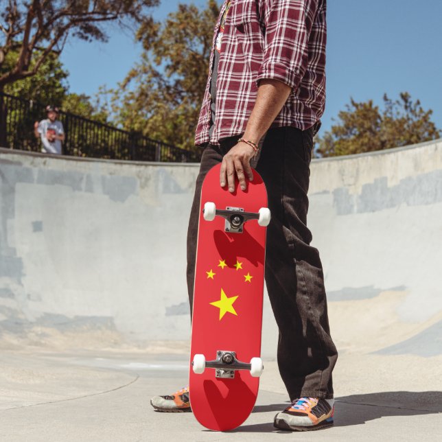 Skate Bandeira da China (Ao ar livre 2)