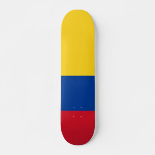 Skate bandeira da Colômbia