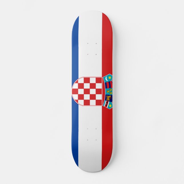 Skate Bandeira da Croácia (Frente)