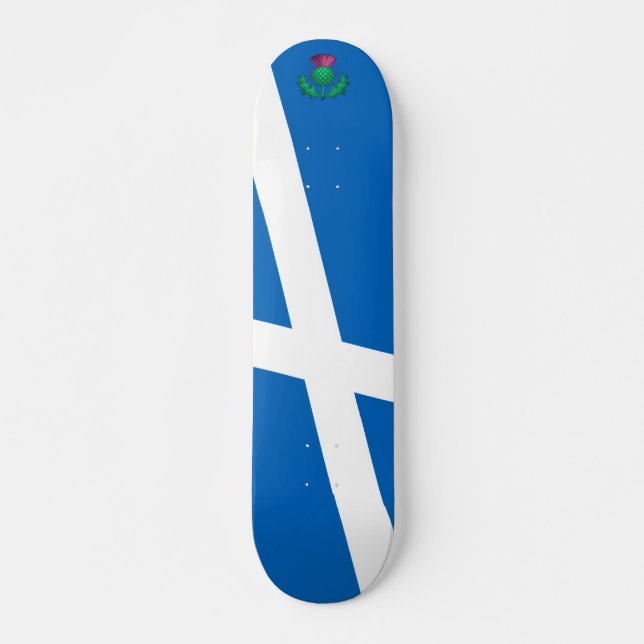 Skate Bandeira da Escócia com Cardo (Frente)