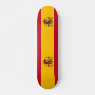 Skate bandeira da Espanha