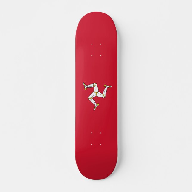 Skate Bandeira da Ilha de Man (Frente)