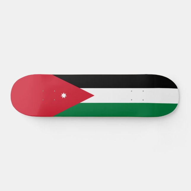 Skate Bandeira da Jordânia (Horz)