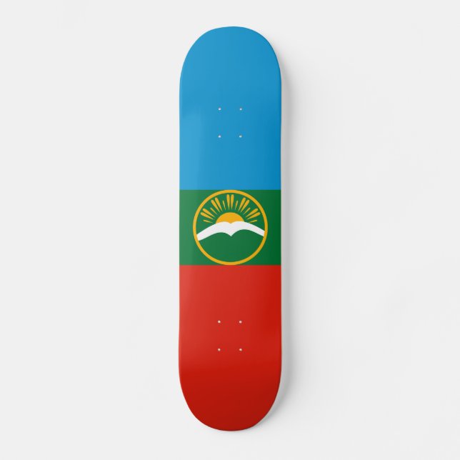 Skate Bandeira da Karachay-Circássia (Frente)