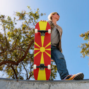Skate Bandeira da Macedônia do Norte