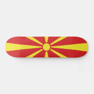 Skate Bandeira da Macedônia do Norte