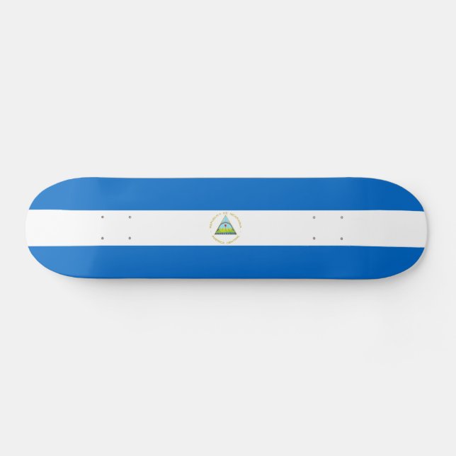 Skate Bandeira da Nicarágua (Horz)