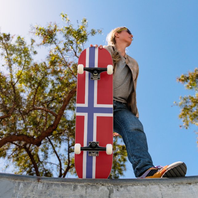 Skate Bandeira da Noruega (Ao ar livre 1)