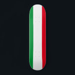 Skate Bandeira da Renânia do Norte-Vestefália<br><div class="desc">Painéis com bandeira da Renânia do Norte-Vestefália (Renânia do Norte-Vestefália),  design com tricolor horizontal verde,  branco e vermelho</div>