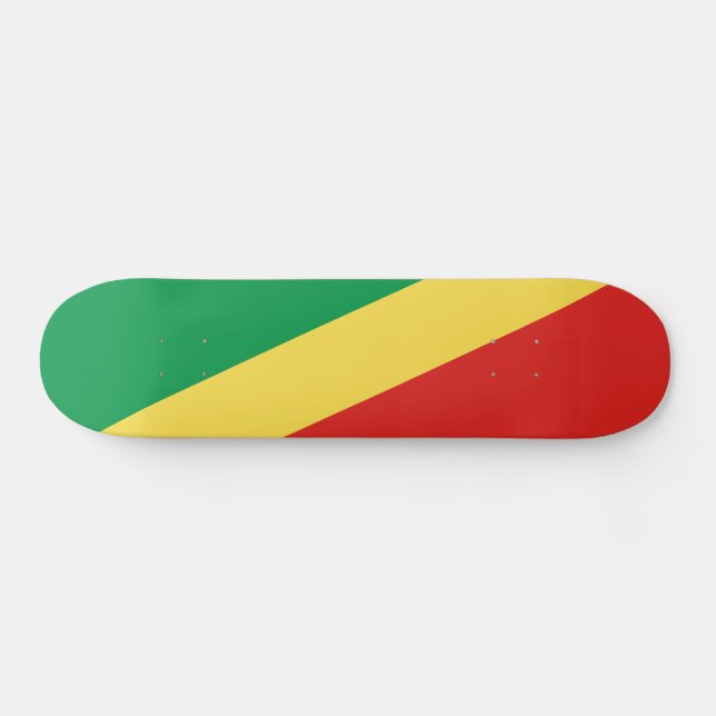 Skate Bandeira da República do Congo (Horz)