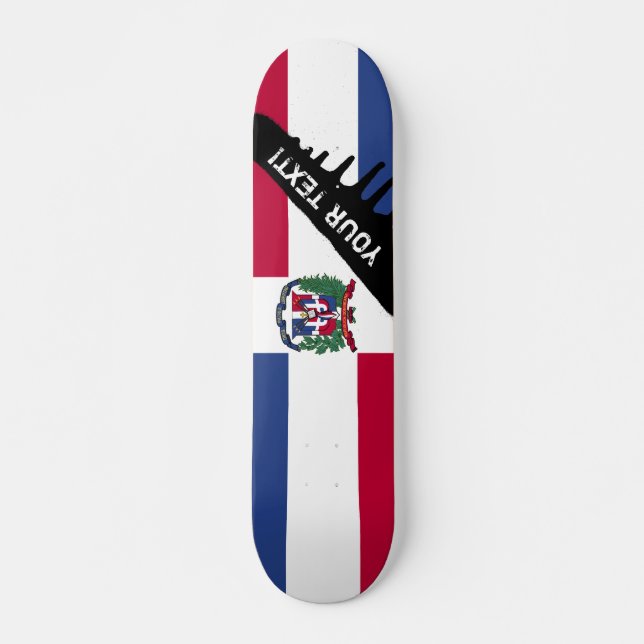 Skate Bandeira da República Dominicana (Frente)