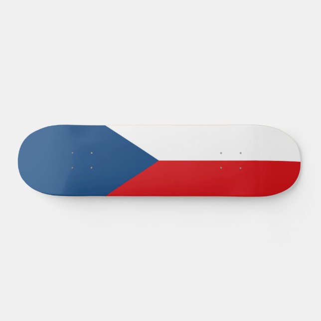 Skate Bandeira da República Tcheca (Horz)